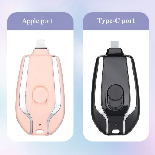Portable Keychain Charger 1500mAh Compact & Fast Charge Power bank