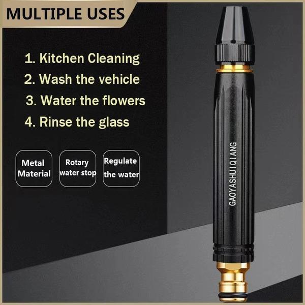 Powerful Water black spray nozzle Mulitple Functions