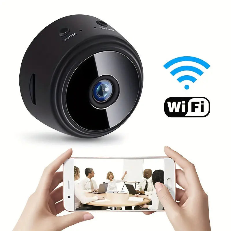 Mini wireless surveillience camera WiFi security monitoring, for home,car