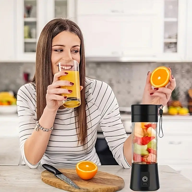 Electric Blender Juicer 400ml Usb Rechargeable