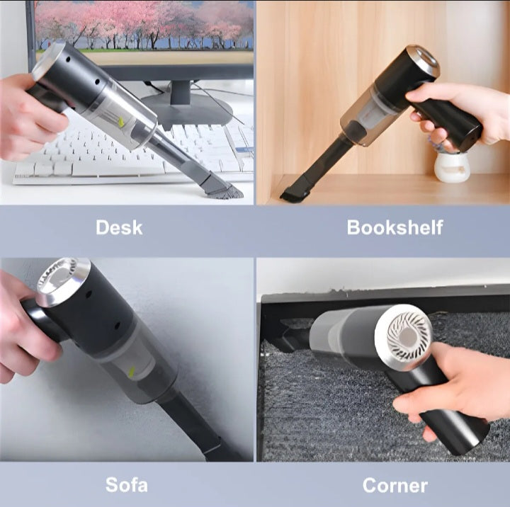 Portable Vacuum Cleaner 3 in 1 , Air Blower USB Rechargeable For Home,car