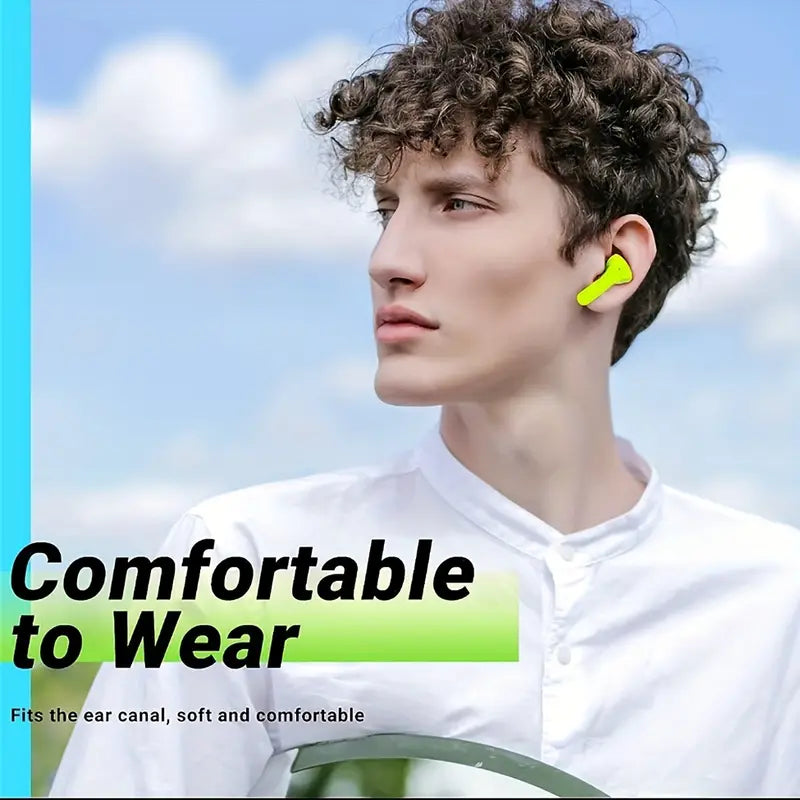 Air 31 Airbuds wireless bluetooth 5.3 Airbuds Comfortable, Gaming airbuds with inbuilt noise reduction mic