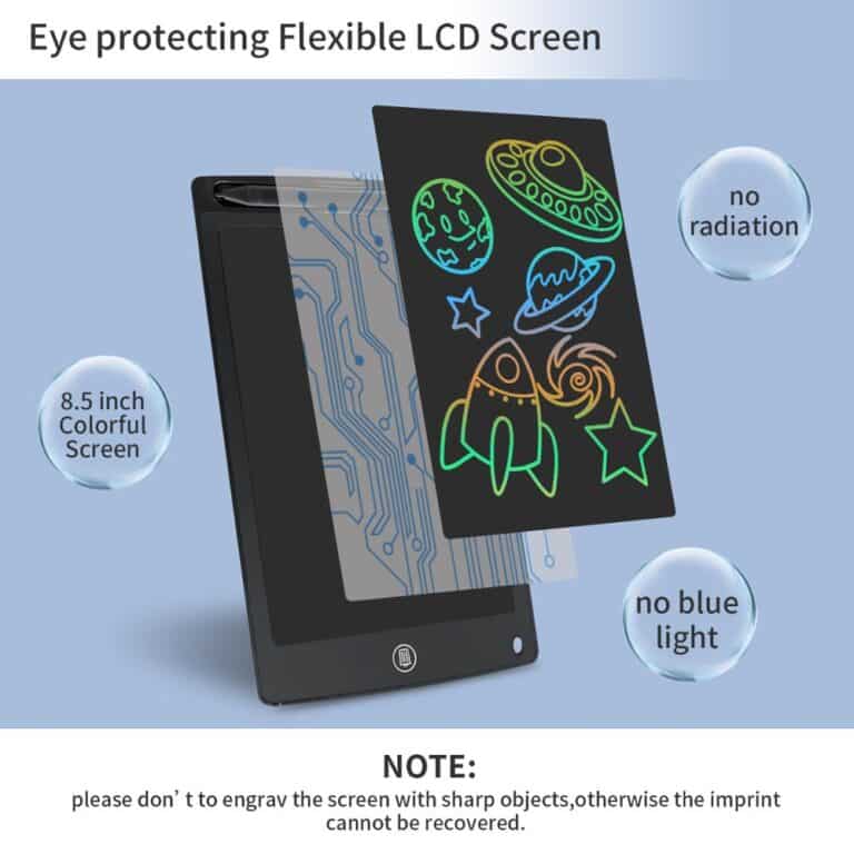 LCD Writing Tablet 8.5 Inch - Multicolor Drawing Tablet Educational toy for kids