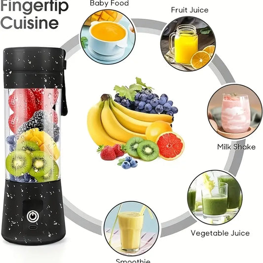Electric Blender Juicer 400ml Usb Rechargeable
