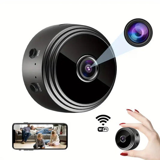 Mini wireless surveillience camera WiFi security monitoring, for home,car