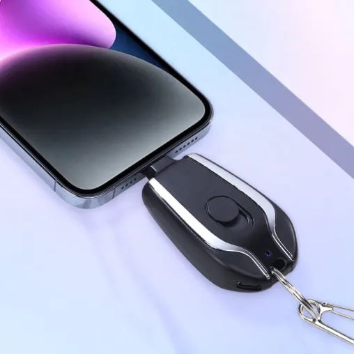 Portable Keychain Charger 1500mAh Compact & Fast Charge Power bank